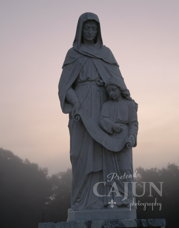 Mary in the fog